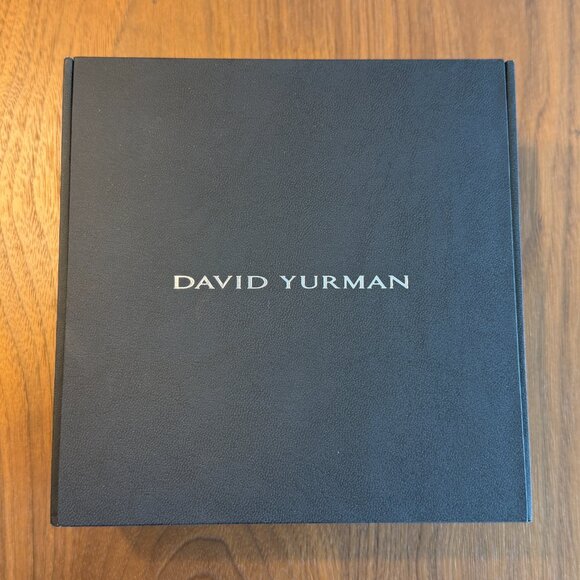 DAVID YURMAN 18K & STERLING SILVER ANGLE COIN AMULET PENDANT NECKLACE - Picture 13 of 13